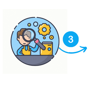 Step 3: In home diagnosis